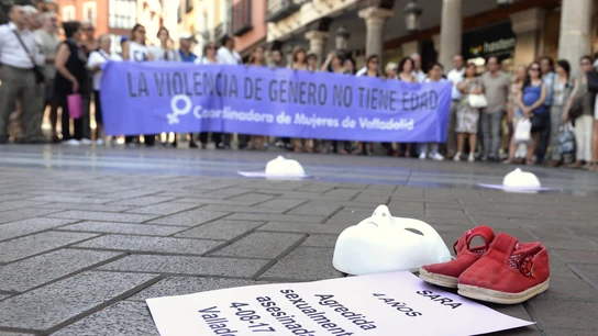Concentración en Valladolid para condenar el asesinato de Sara Concentración en Valladolid para condenar el asesinato de Sara