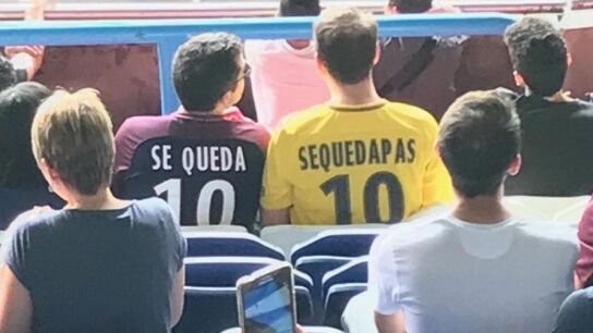 'Se queda', aficionados del PSG