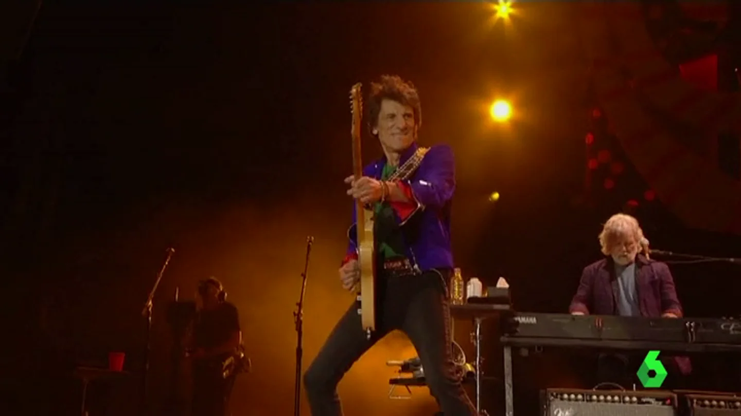 El guitarrista de los Rolling Stones, Ron Wood El guitarrista de los Rolling Stones, Ron Wood