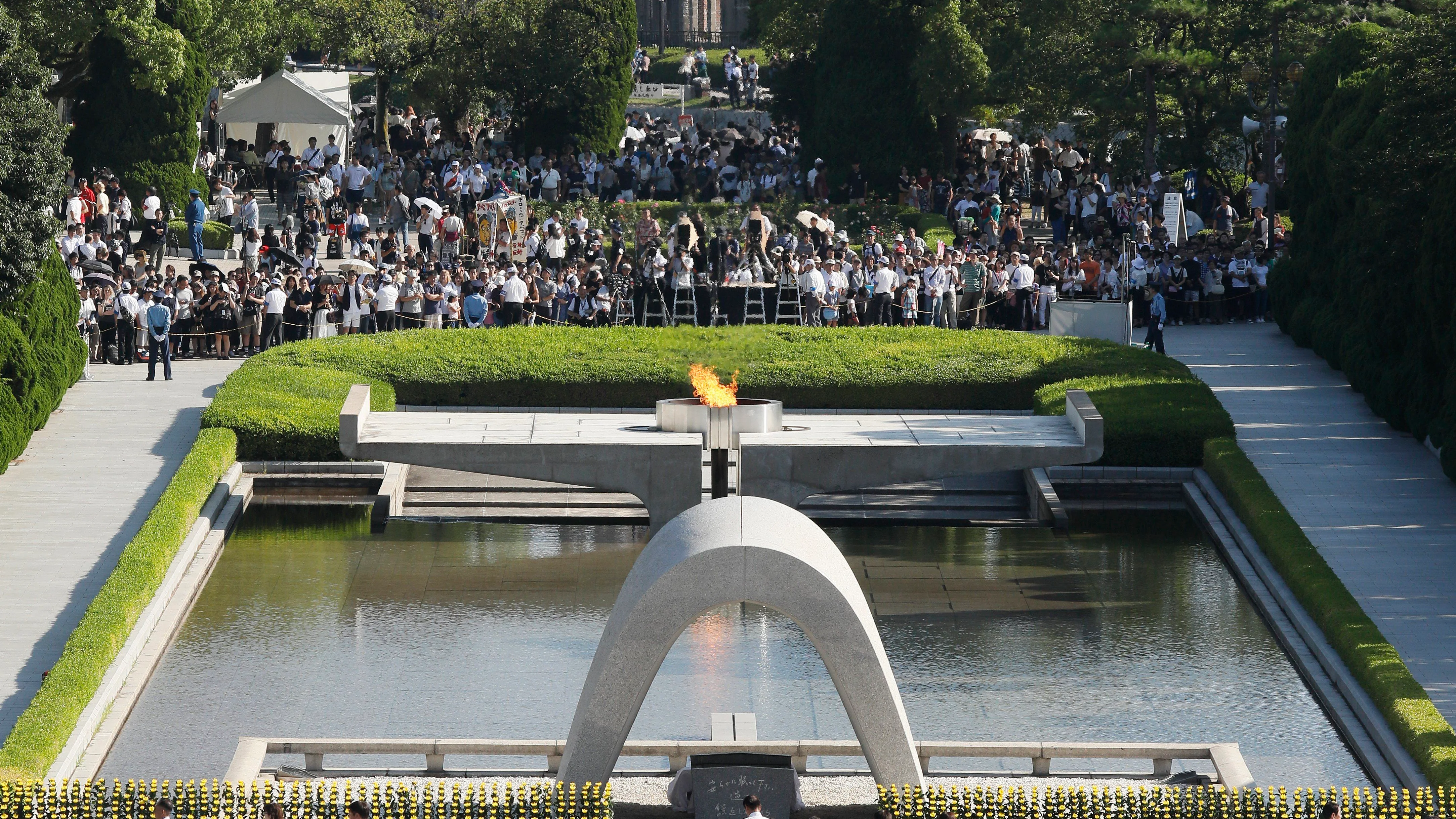 Ceremonia principal en recuerdo a las víctimas de Hiroshima