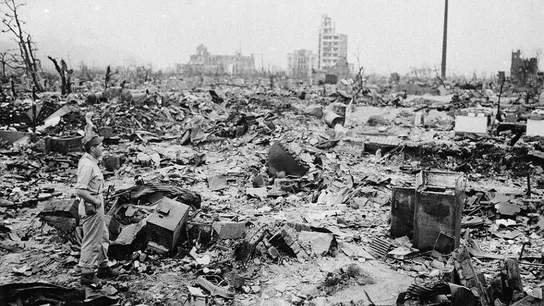 Imagen de Hiroshima tras la explosión de la bomba atómica Imagen de Hiroshima tras la explosión de la bomba atómica