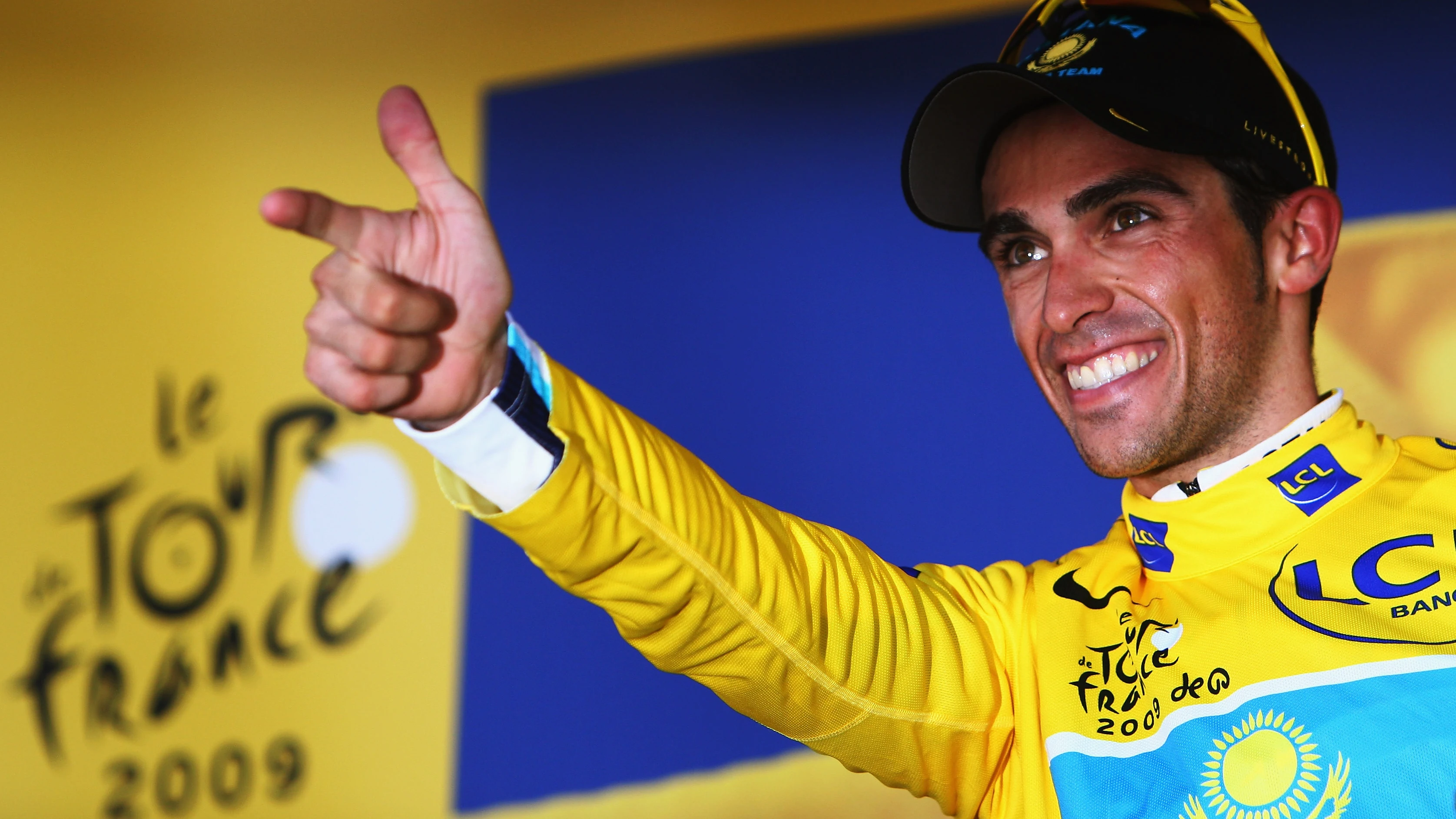 Alberto Contador, en el Tour de Francia de 2009