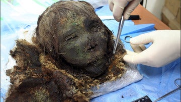 La momia encontrada en el Ártico