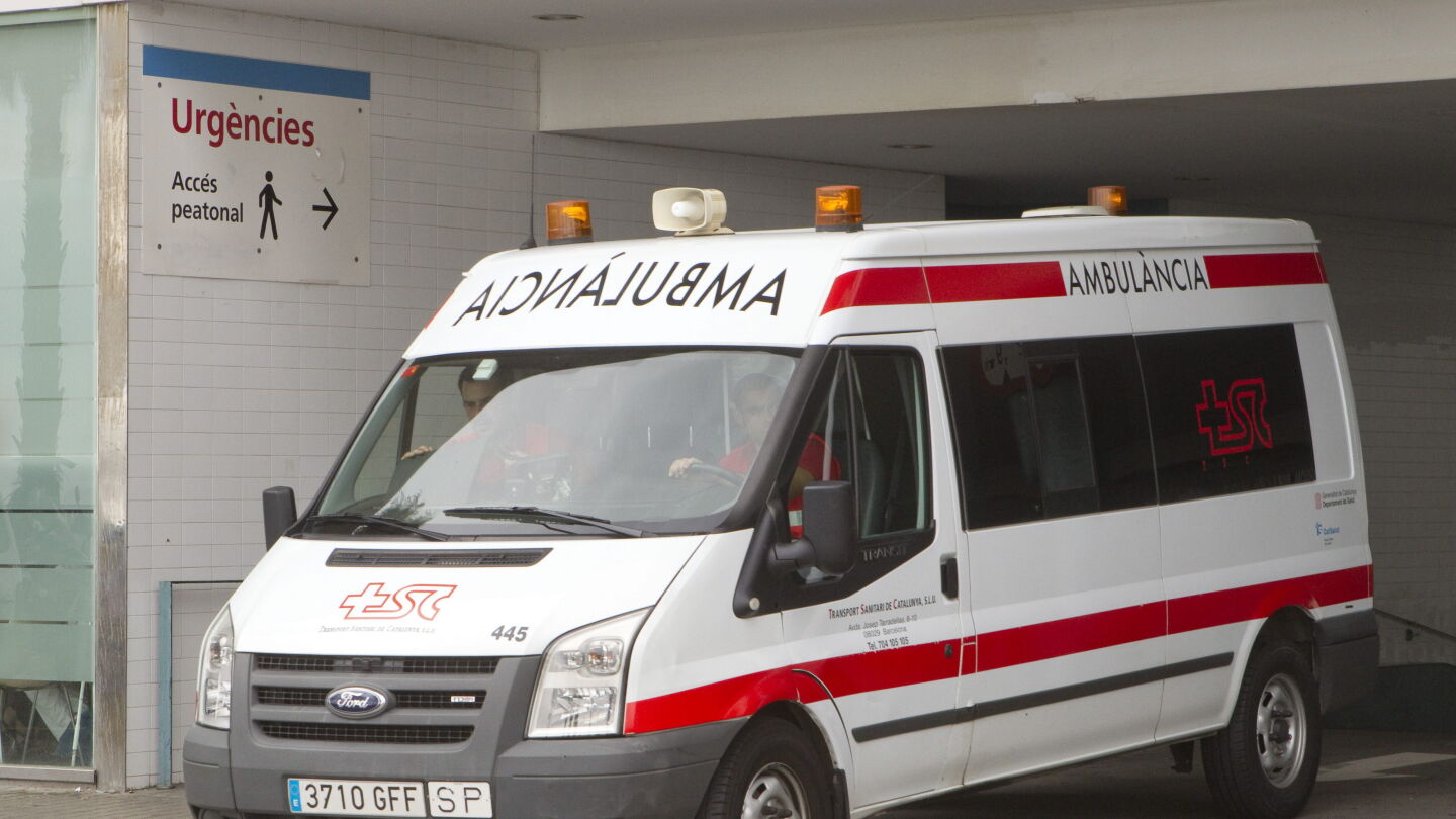 Una ambulancia