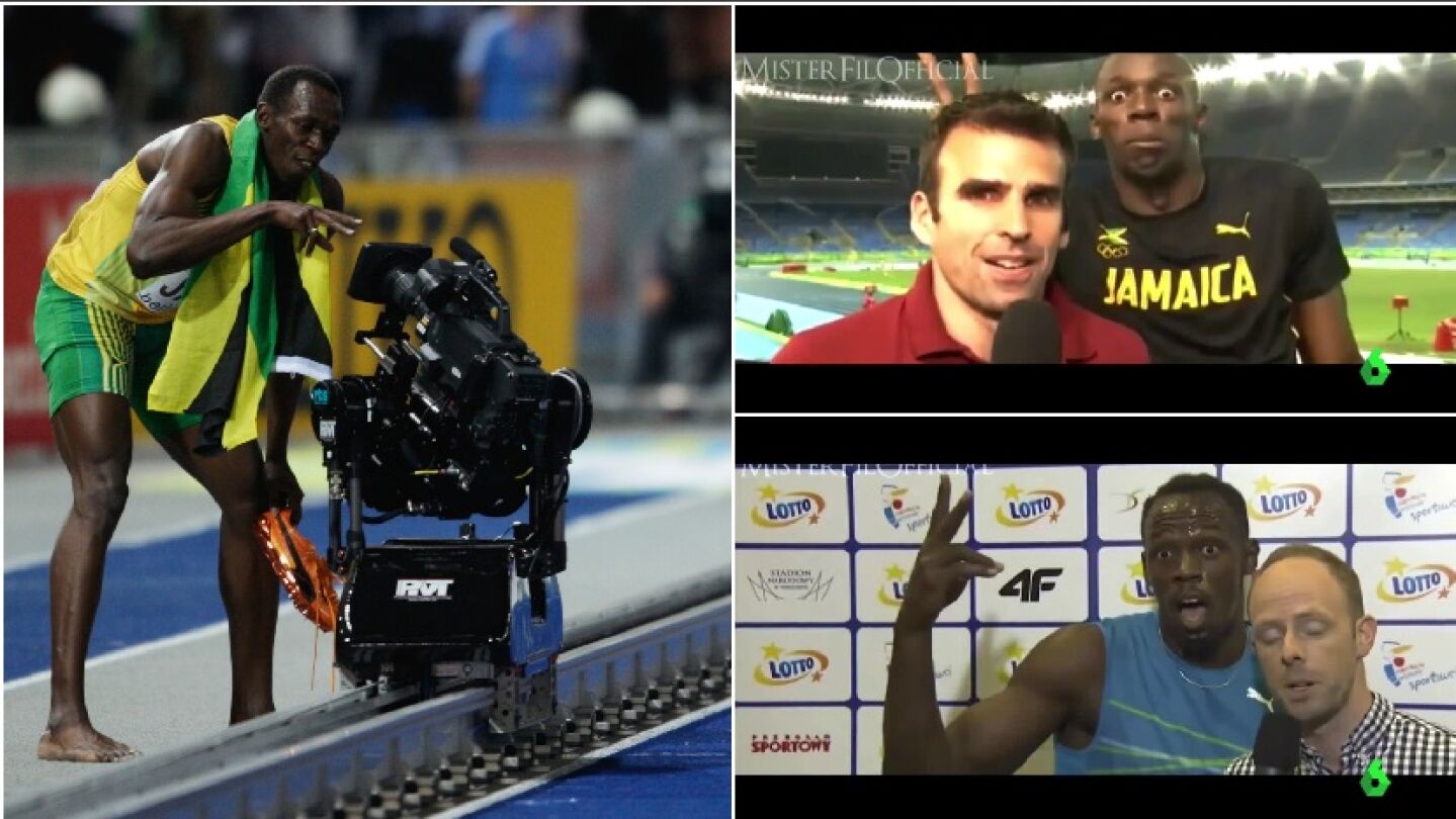 Usain Bolt, espect&aacute;culo dentro y fuera de la cancha