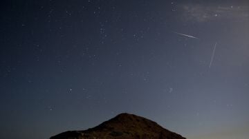 Perseidas, vistas desde Mahón, Menorca