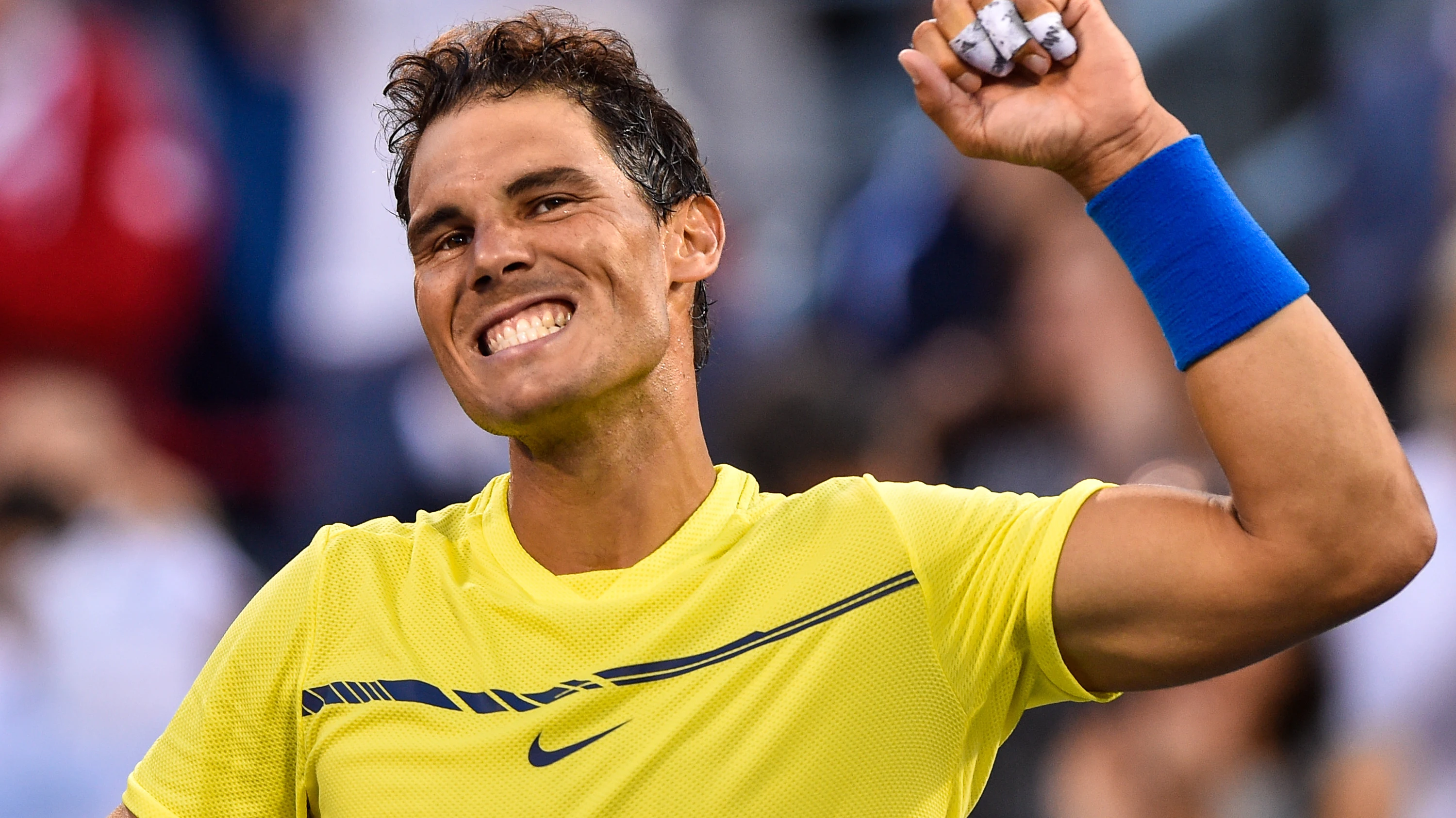 Rafa Nadal celebra una victoria