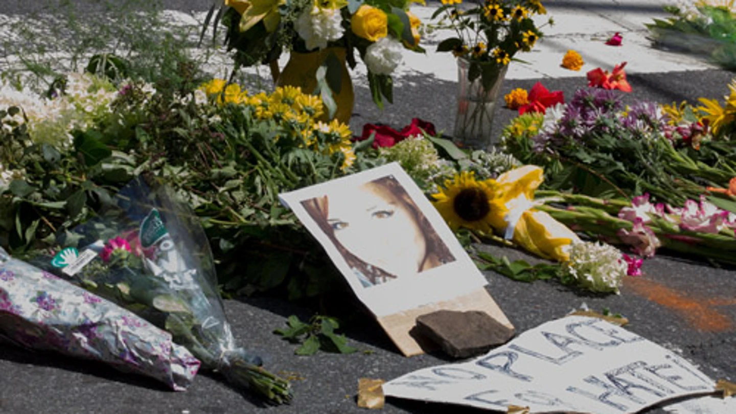 Heather Heyer, la joven asesinada en Charlottesville atropellada por un supremacista blanco Heather Heyer, la joven asesinada en Charlottesville atropellada por un supremacista blanco