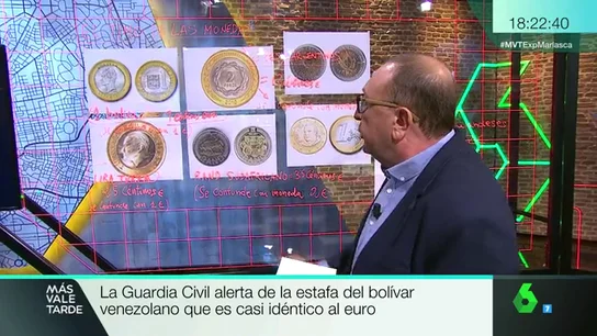 La Guardia Civil alerta de la estafa del Bolívar venezolano, casi idéntico al euro La Guardia Civil alerta de la estafa del Bolívar venezolano, casi idéntico al euro