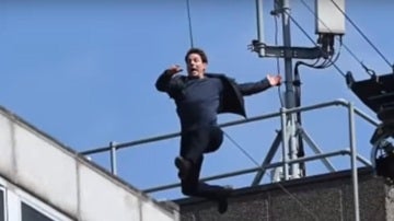 Momento del salto de Tom Cruise