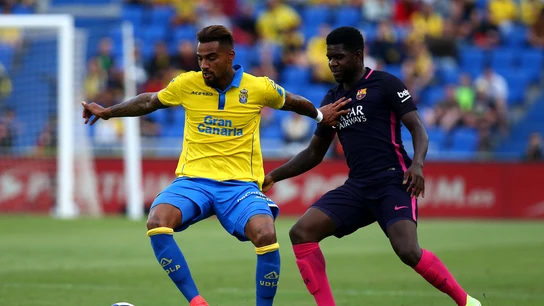Boateng, durante un partido contra el Barcelona Boateng, durante un partido contra el Barcelona
