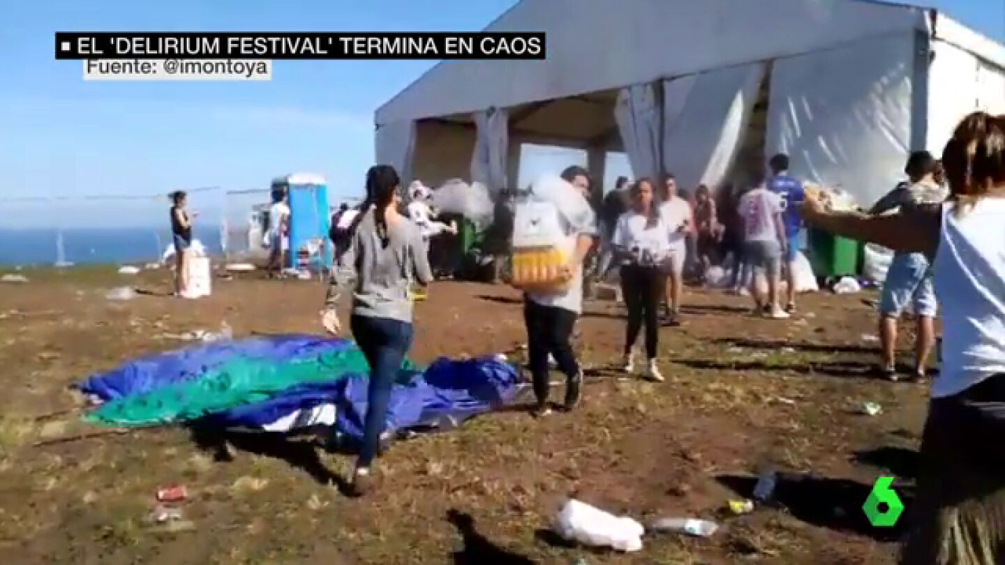 Saqueos y enfados en el festival de 'Delirium' tras el caos de la organizaci&oacute;n