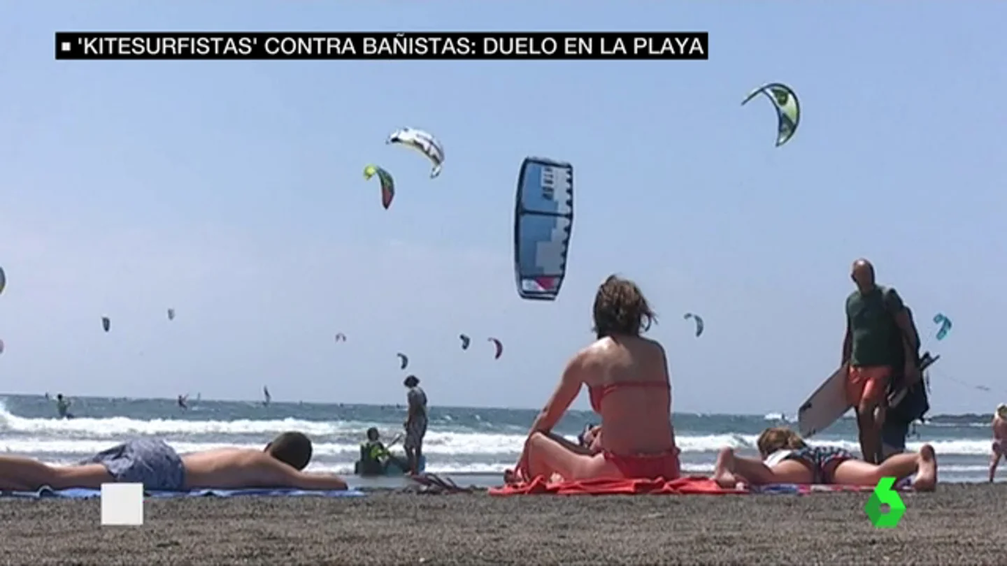 Los kitesurfistas piden que se ordenen las playas para fomentar este deporte y evitar accidente Los kitesurfistas piden que se ordenen las playas para fomentar este deporte y evitar accidente