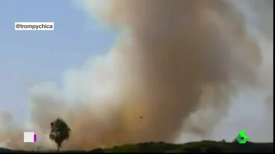 Incendio en Cartaya Incendio en Cartaya