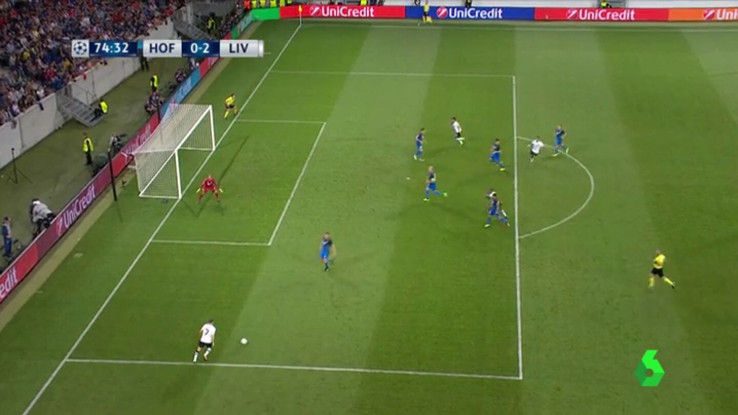 Milner marc&oacute; el 0-2 del Liverpool con un centro que desvi&oacute; Nordtveit