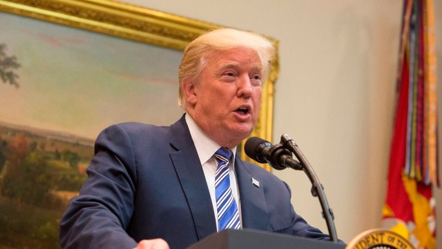 Donald Trump en una imagen de archivo