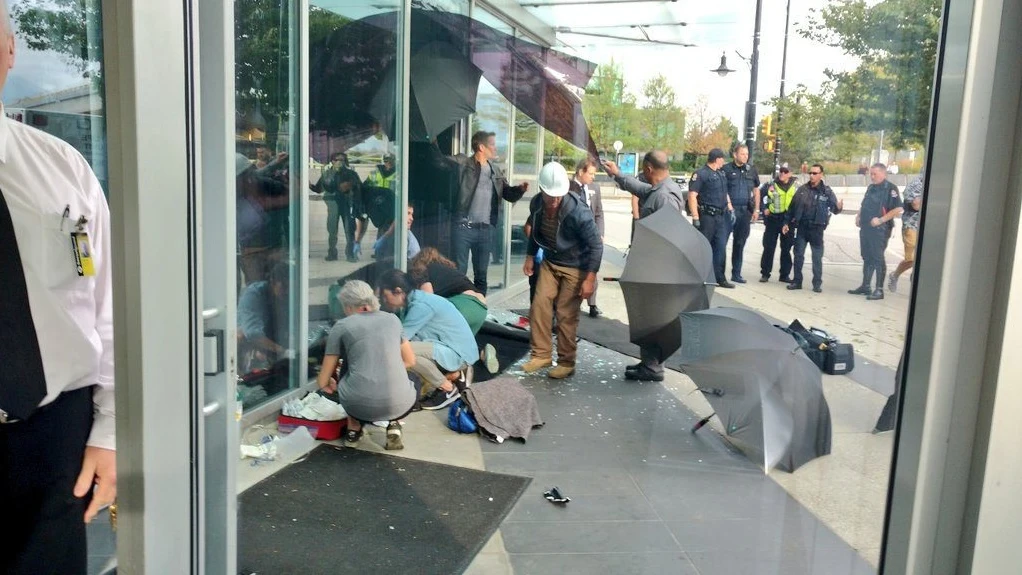 Atienden a la doble tras el accidente en el rodaje de Deadpool 2