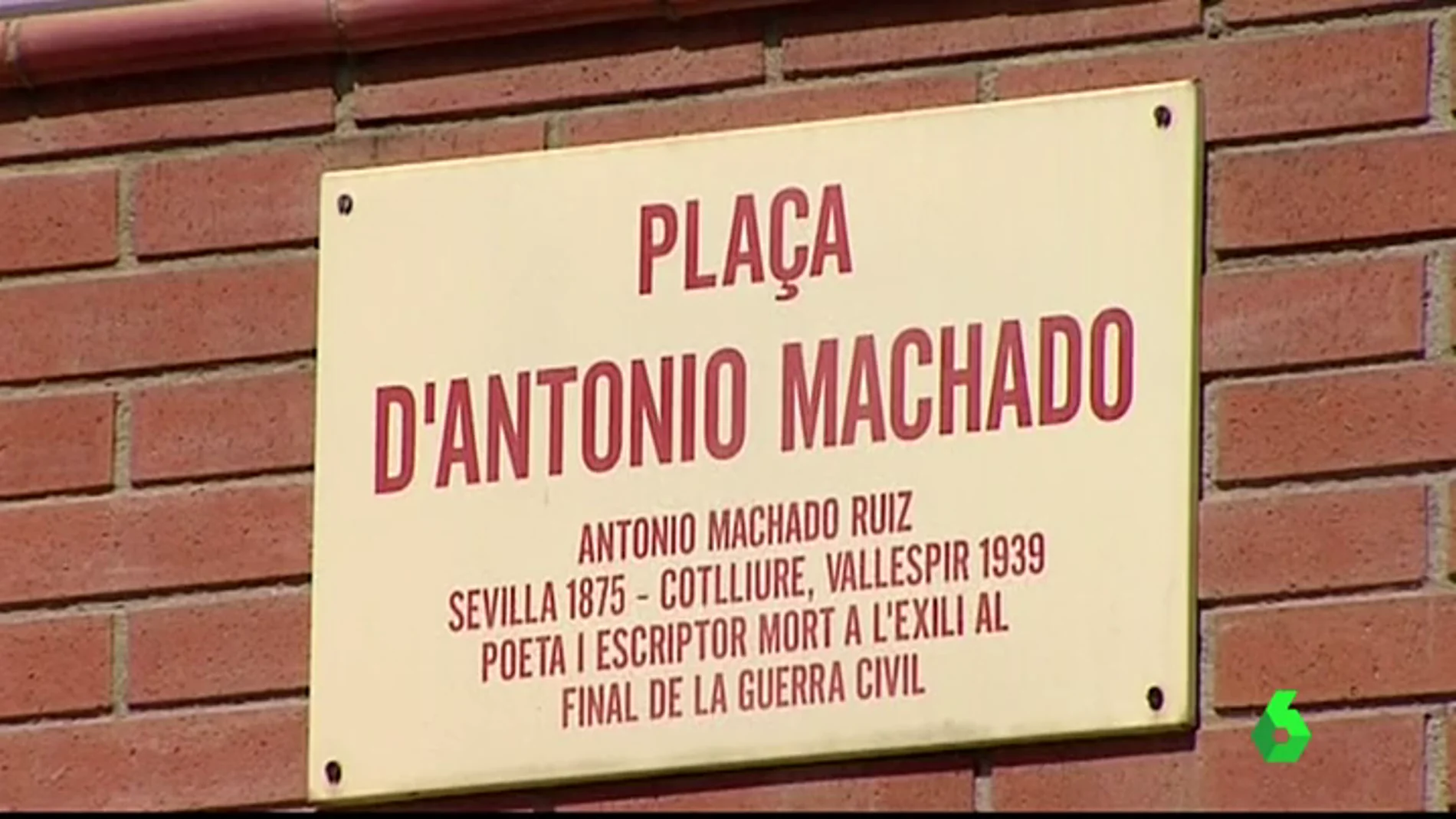 El Ayuntamiento de Sabadell sopesa quitar el nombre de Antonio Machado a una plaza por "españolista y anticatalanista"