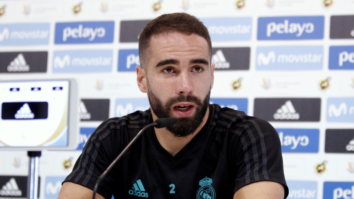 Carvajal, durante la rueda de prensa