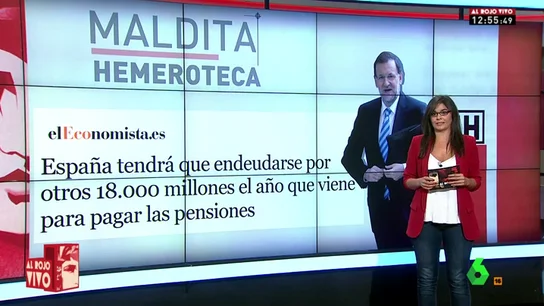 'Maldita Hemeroteca' y la hucha de las pensiones 'Maldita Hemeroteca' y la hucha de las pensiones
