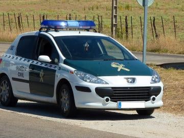 Coche de la Guardia Civil, imagen de archivo Coche de la Guardia Civil, imagen de archivo
