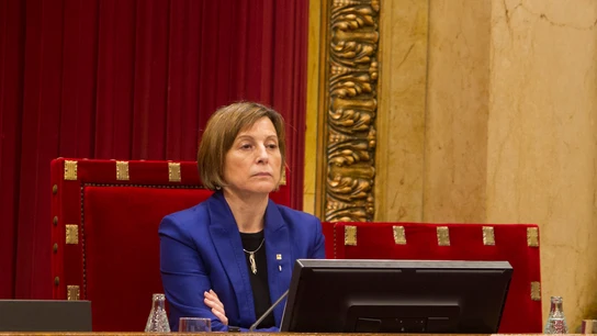 La presidenta del Parlament, Carme Forcadell La presidenta del Parlament, Carme Forcadell