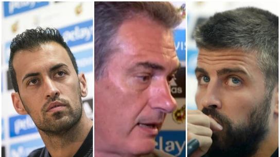 División entre plantilla y directivos del Barcelona División entre plantilla y directivos del Barcelona