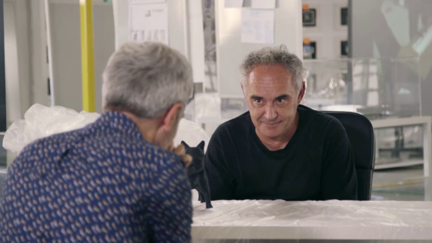 Ferran Adri&agrave; y Mikel L&oacute;pez Iturriaga en El Comidista TV
