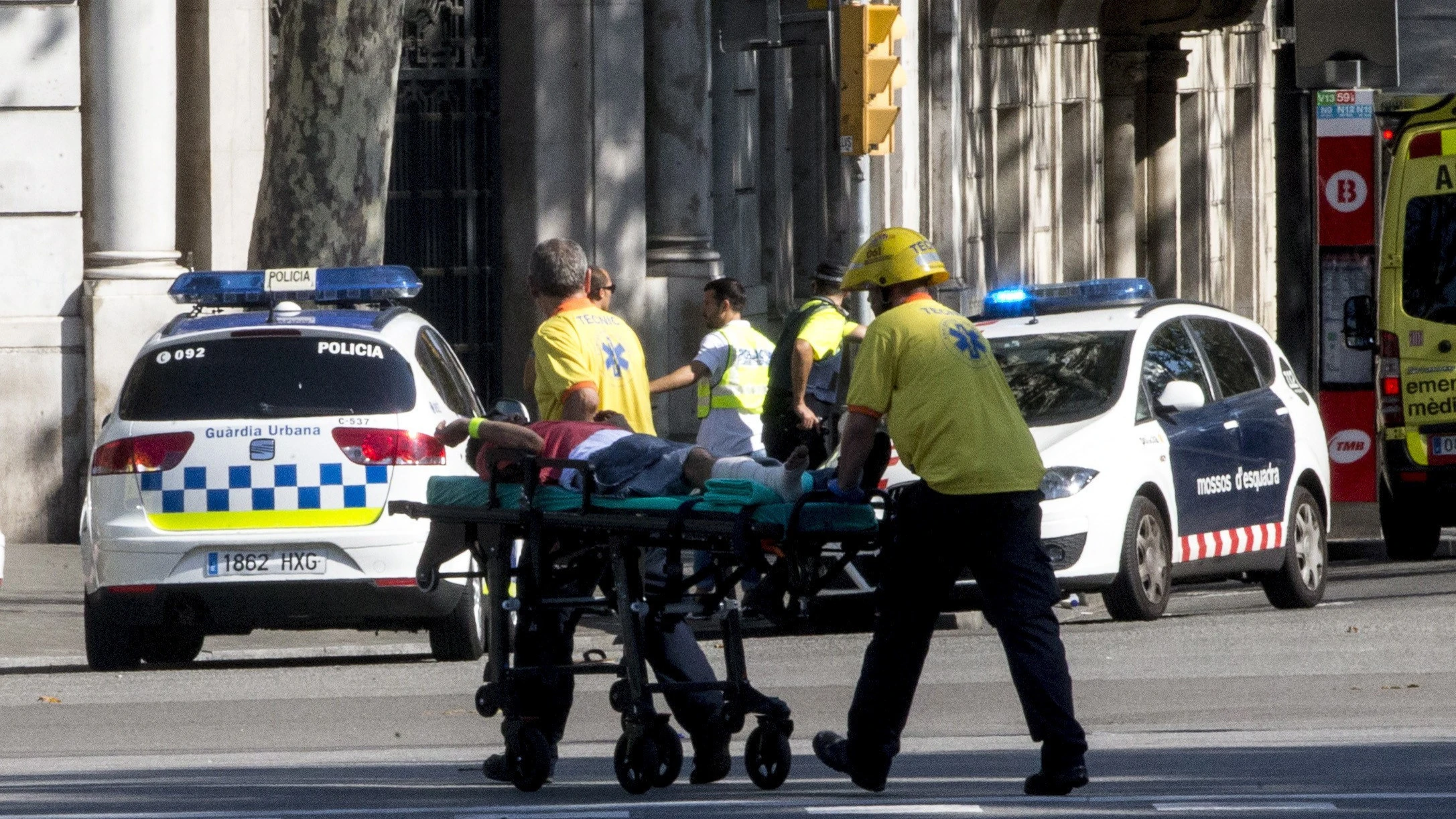 Atentado terrorista en Barcelona