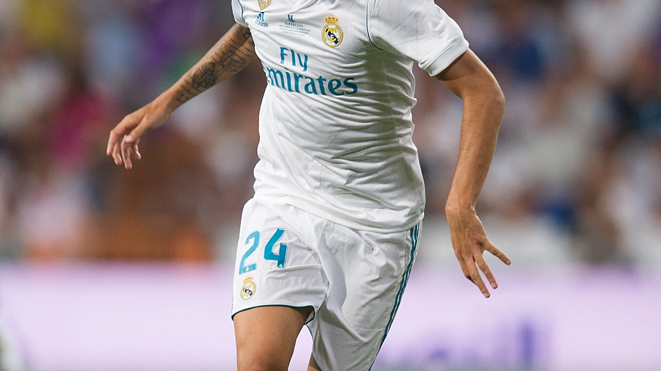 Dani Ceballos, durante el Real Madrid - Barcelona de la Supercopa de España