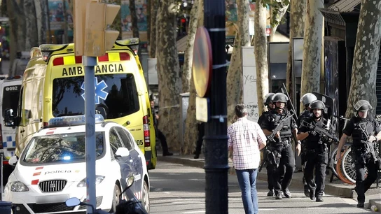 Dispositivo de seguridad en Barcelona Dispositivo de seguridad en Barcelona
