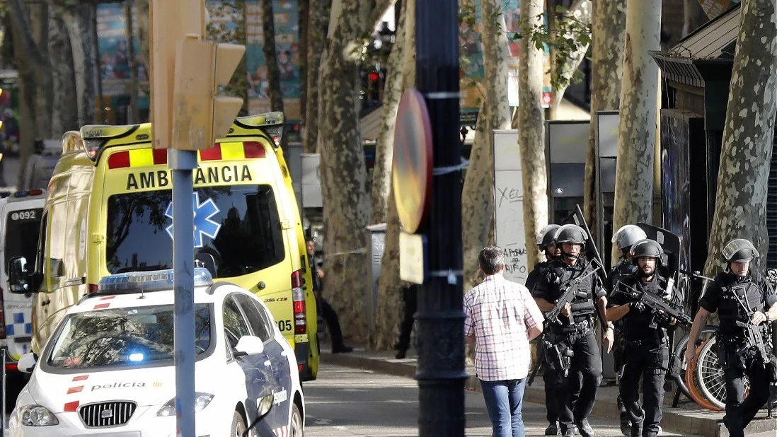 Dispositivo de seguridad en Barcelona