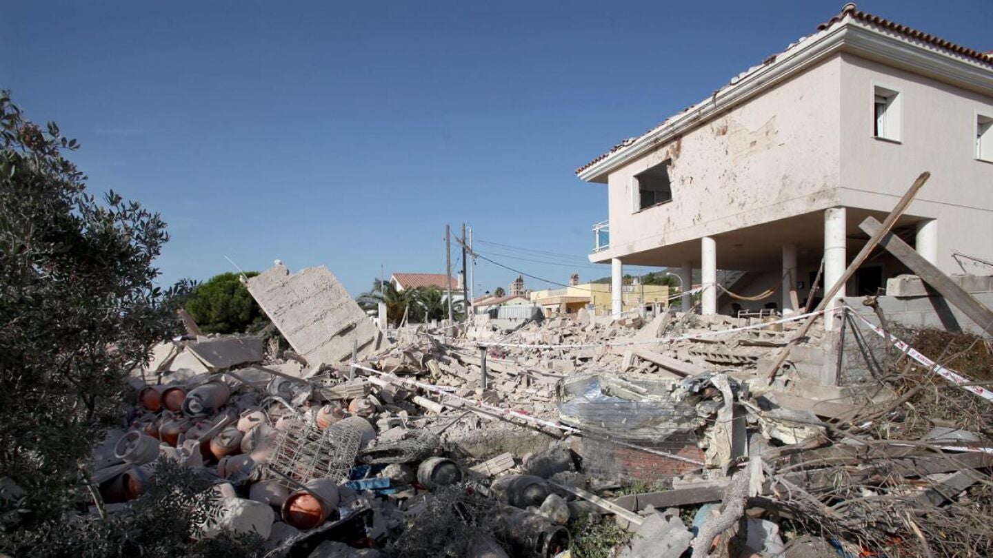 Lugar en el que se ha producido una explosi&oacute;n en Alcanar