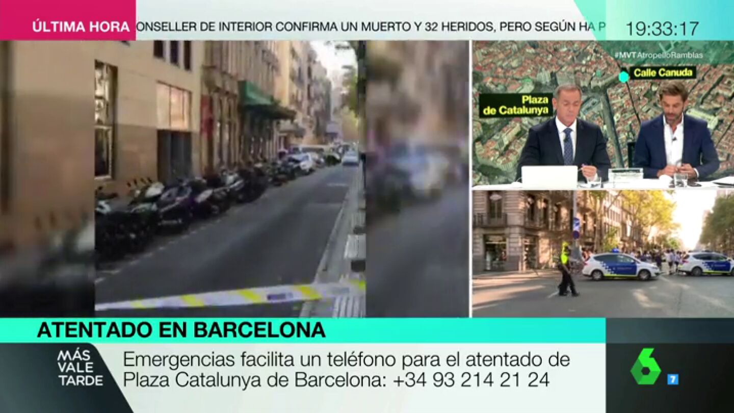 El tel&eacute;fono de Plaza Catalunya de Barcelona es el +34 93 214 21 24