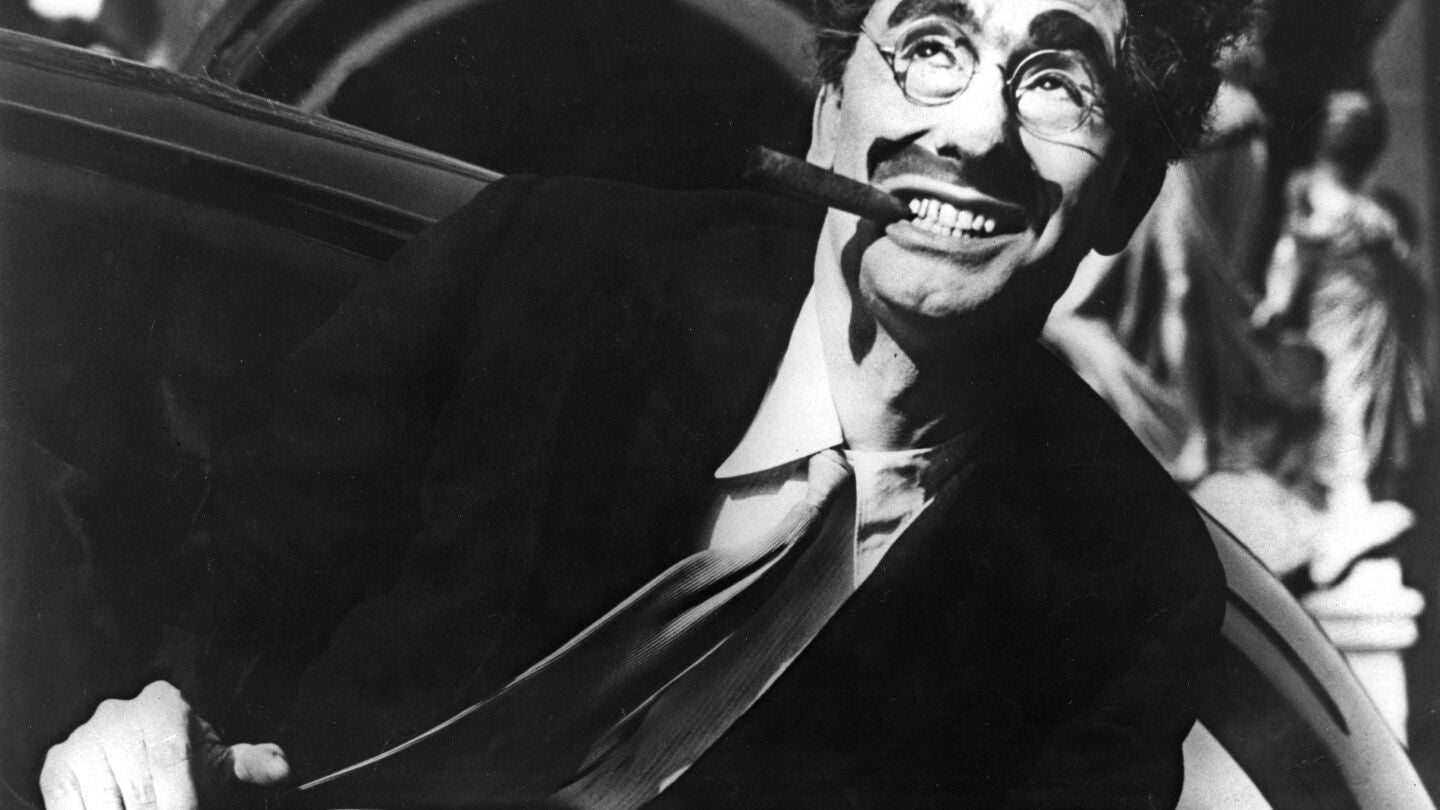 Se cumple 40 a&ntilde;os de la muerte de Groucho Marx, una de las grandes figuras de la comedia del siglo XX 