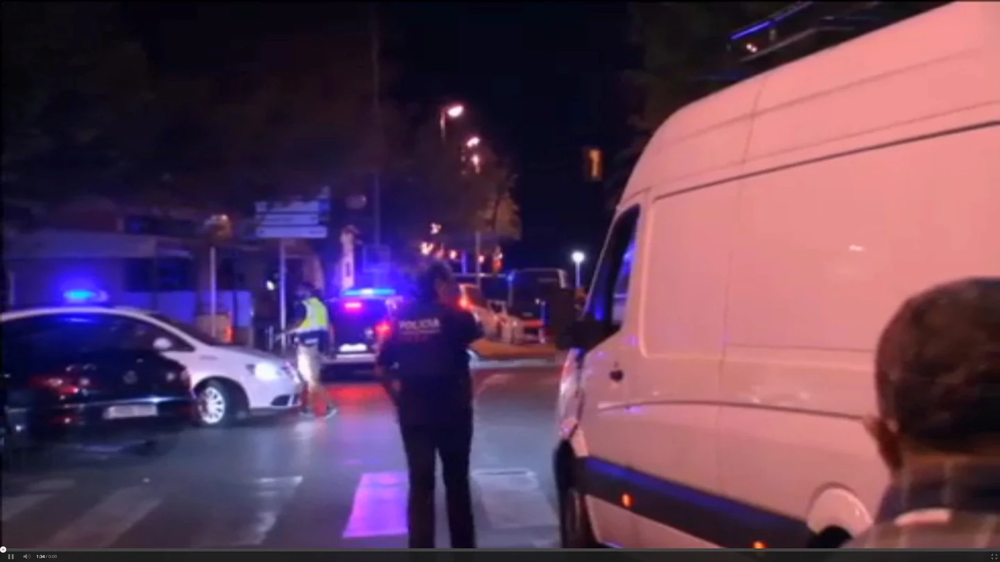 Las autoridades policiales, en Cambrils Las autoridades policiales, en Cambrils