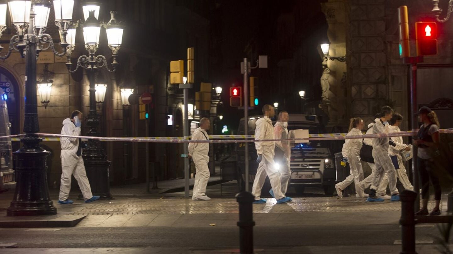 Mossos d&acute;Esquadra de la brigada cient&iacute;fica en Barcelona