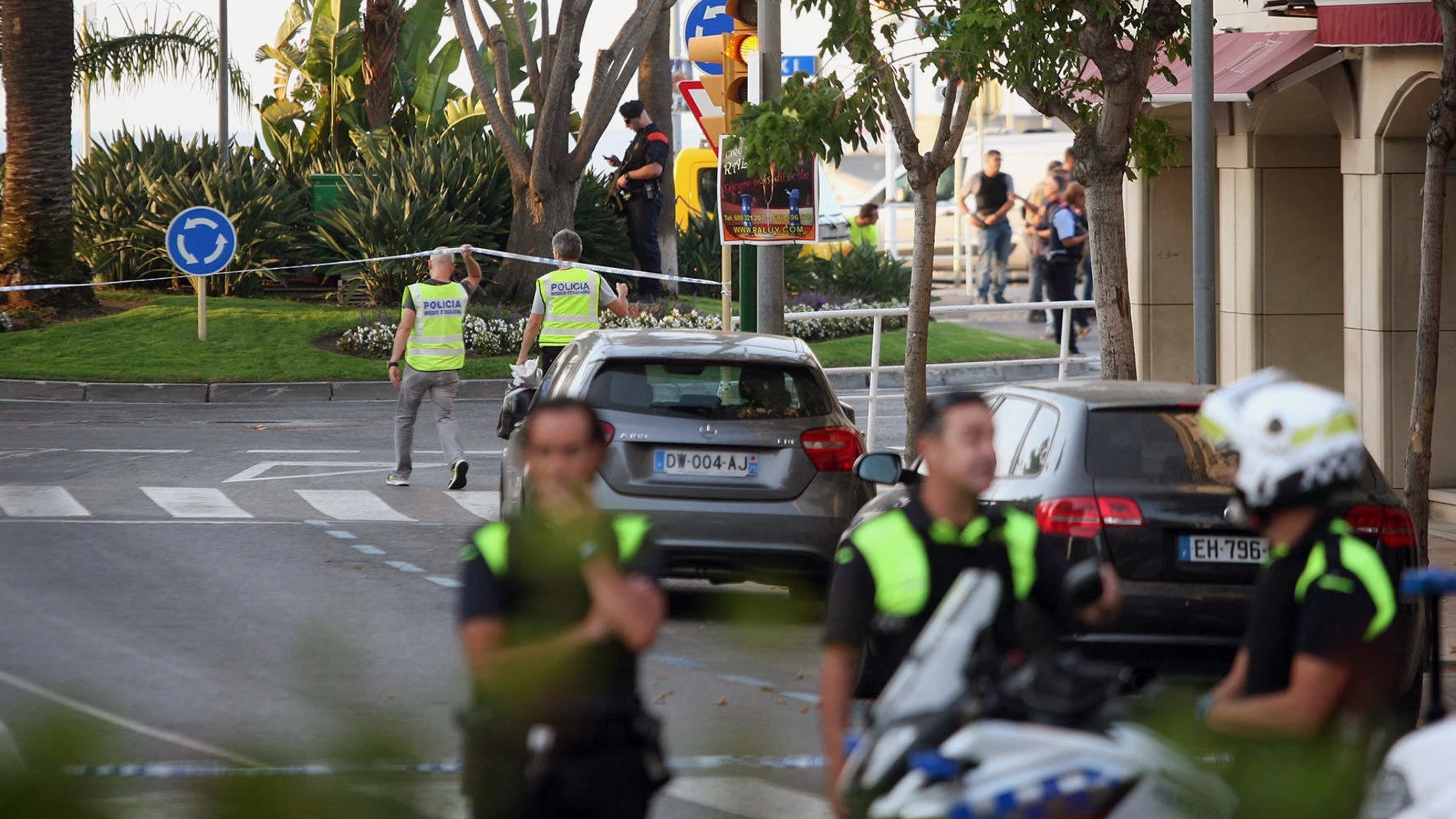 Los Mossos d'Esquadra han abatido esta noche a cuatro presuntos terroristas en Cambrils (Tarragona)