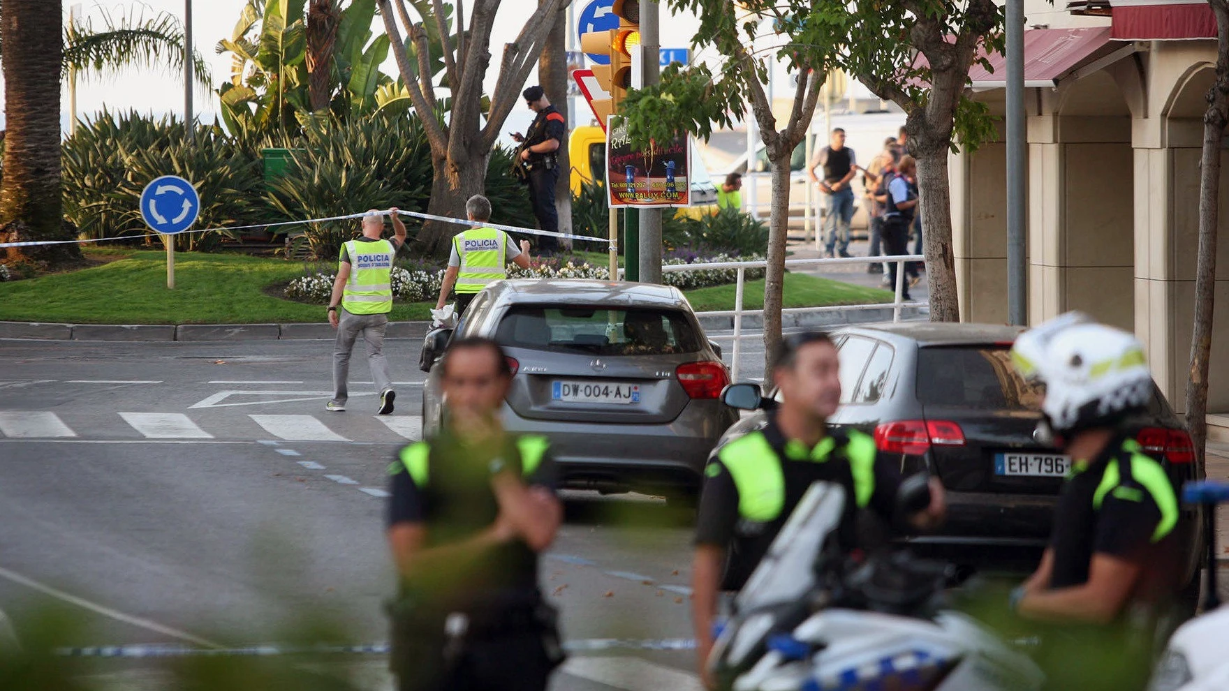 Los Mossos d'Esquadra han abatido esta noche a cuatro presuntos terroristas en Cambrils (Tarragona)