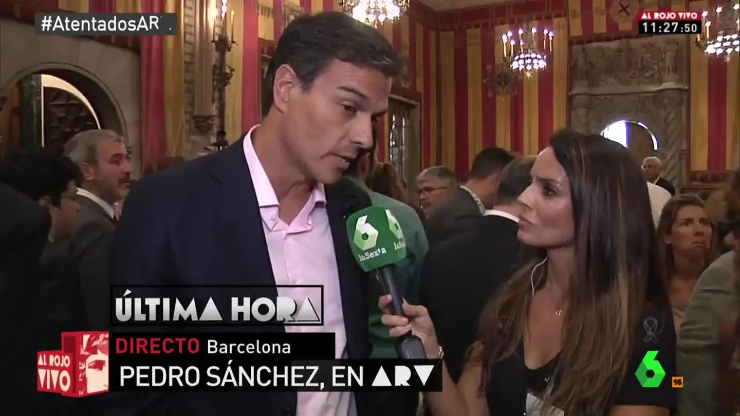 Pedro Sánchez, en 'Al Rojo Vivo' Pedro Sánchez, en 'Al Rojo Vivo'