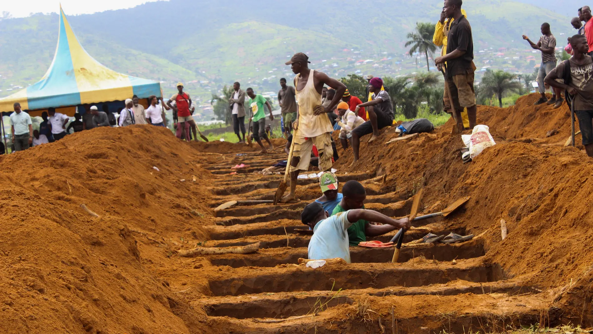 Imagen de la tragedia en Sierra Leona