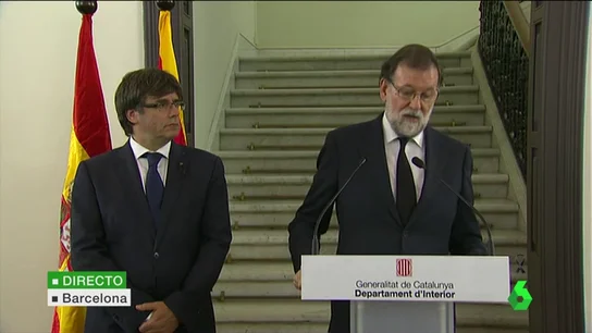 Mariano Rajoy y Carles Puigdemont Mariano Rajoy y Carles Puigdemont
