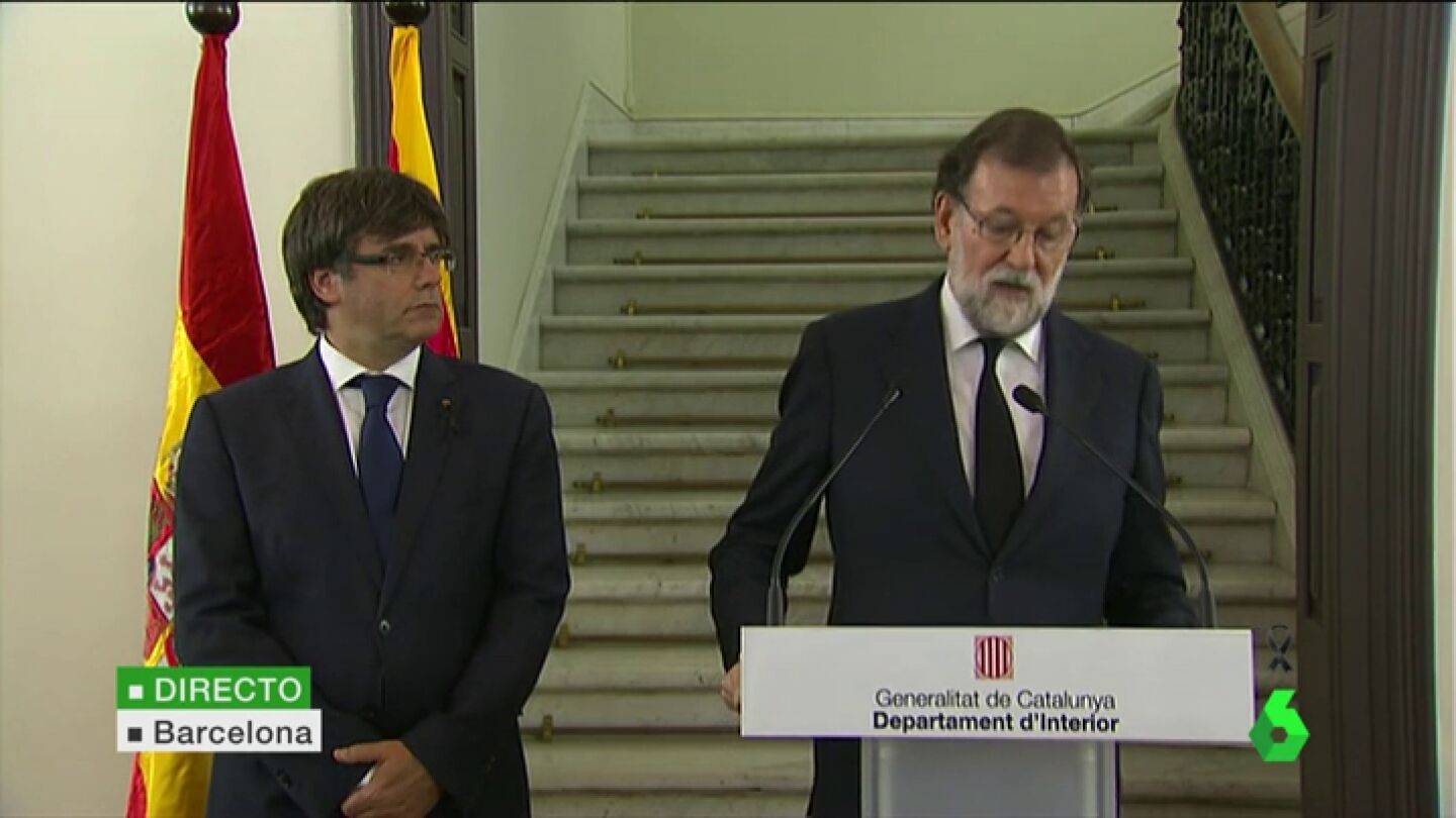 Mariano Rajoy y Carles Puigdemont