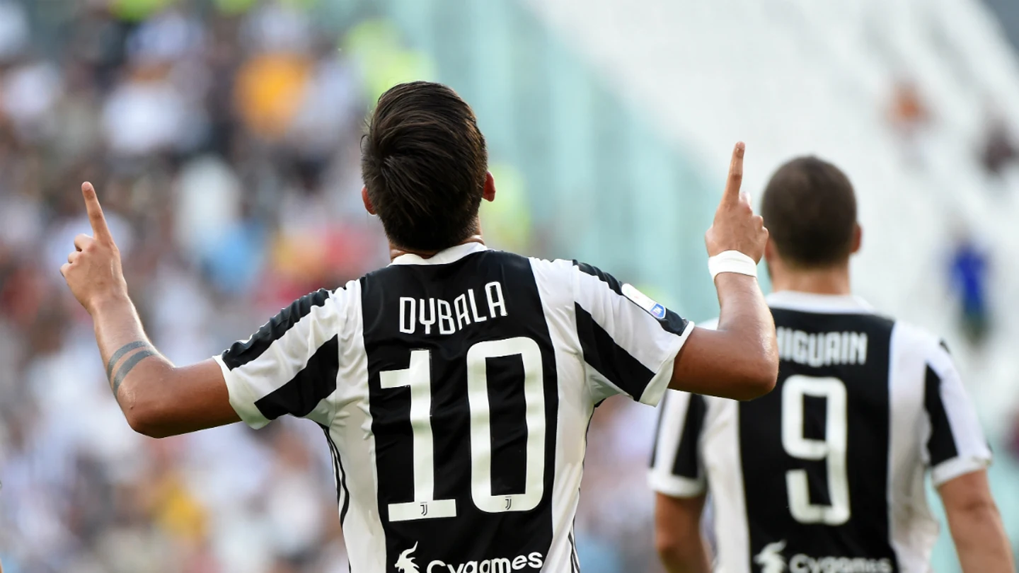 Dybala celebra un gol con la Juventus Dybala celebra un gol con la Juventus
