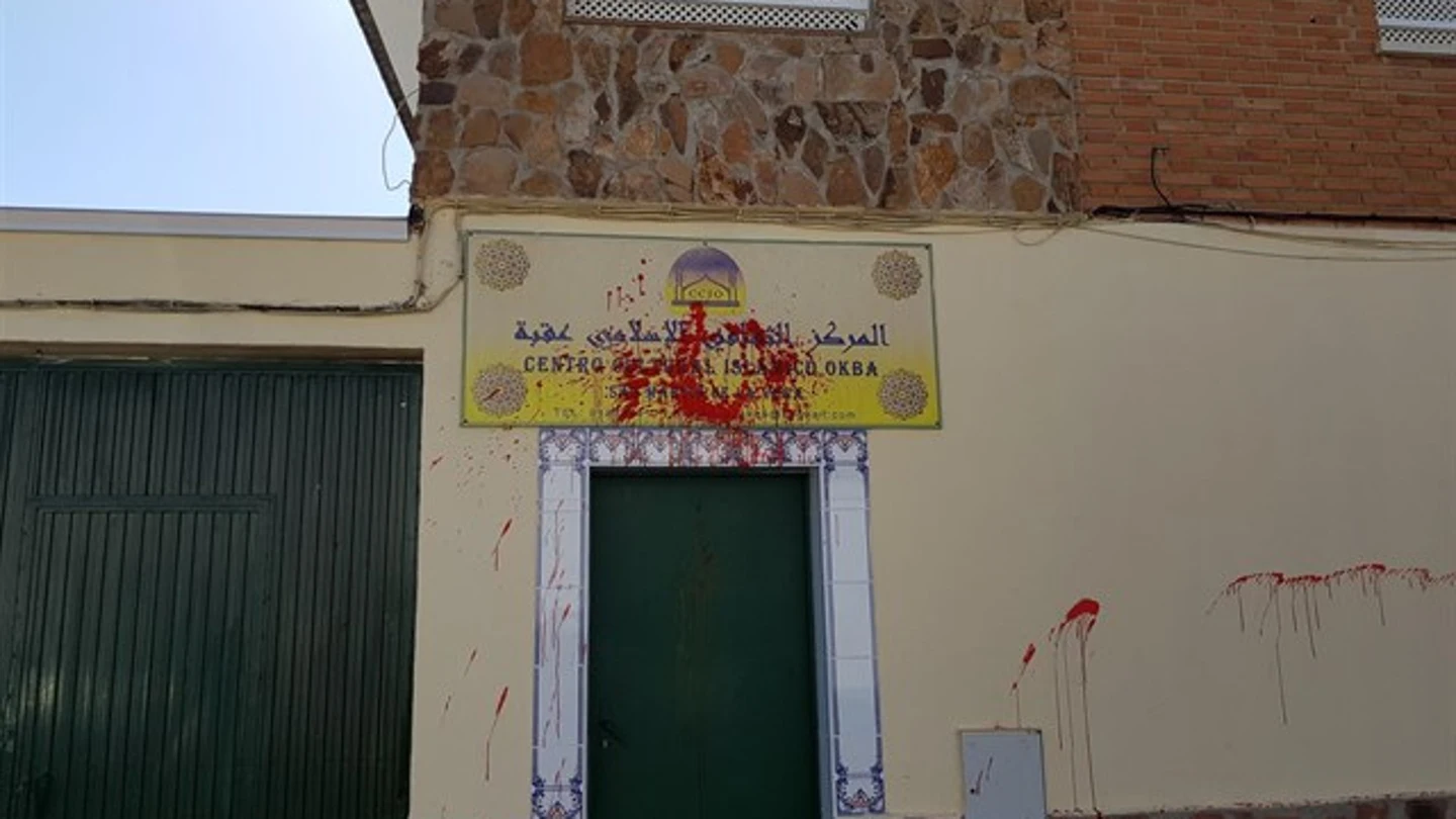 El centro islámico atacado El centro islámico atacado
