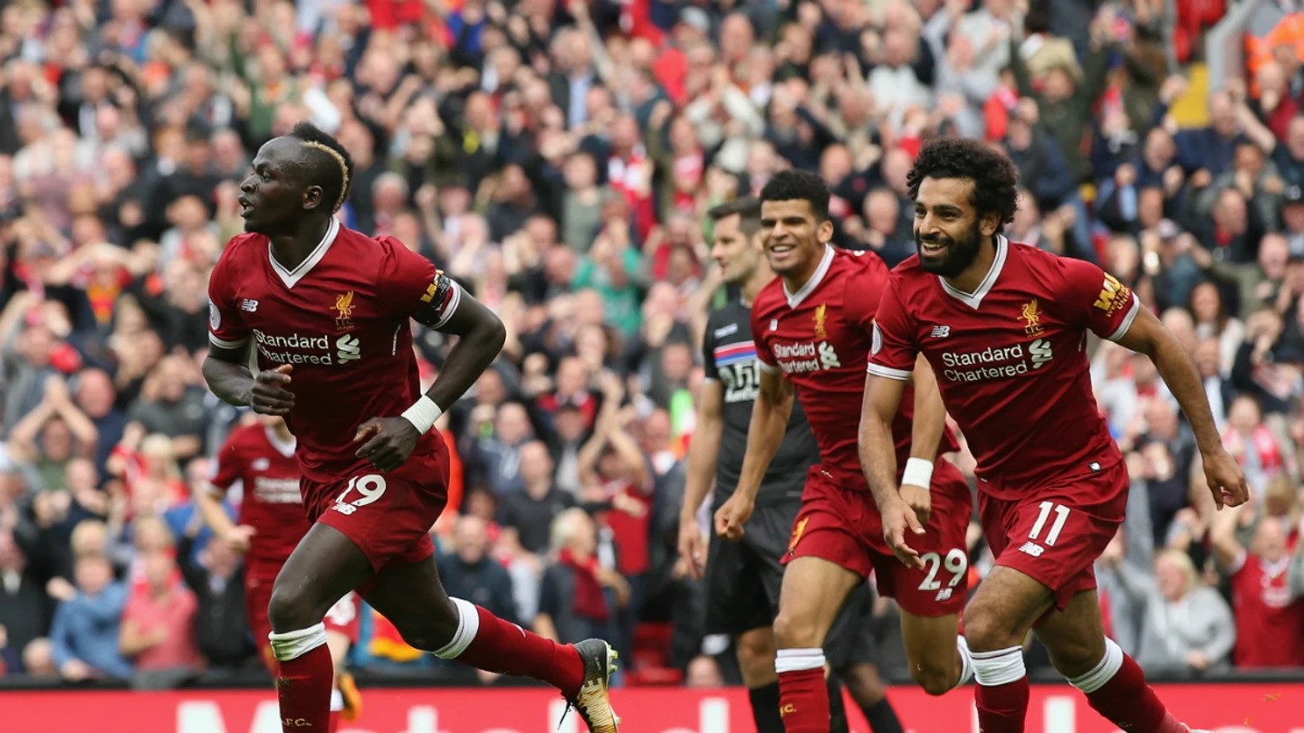 El Liverpool celebra un gol El Liverpool celebra un gol