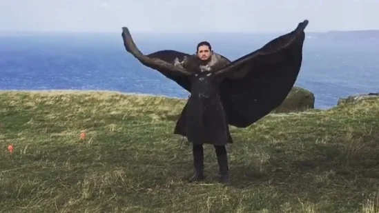 Kit Harington (Jon Nieve) en una imagen del vídeo