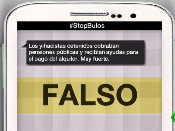 Uno de los bulos que circulan por la red Uno de los bulos que circulan por la red