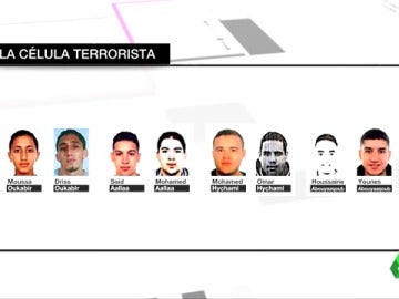 Las cuatro parejas de hermanos que forman parte de la célula terrorista Las cuatro parejas de hermanos que forman parte de la célula terrorista
