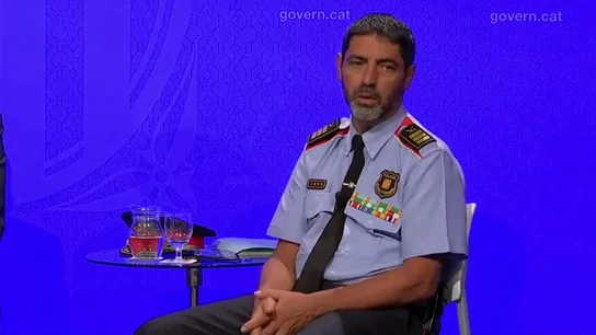 Josep Lluís Trapero, Mayor de los Mossos d'Esquadra Josep Lluís Trapero, Mayor de los Mossos d'Esquadra: Hay tres personas en búsqueda y captura , pero podemos pensar que dos están muertos